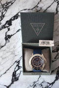 Guess Maverick Black Dial Rubber Strap Watch for Men - W0485G3