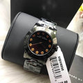 Marc Jacobs Amy Black Dial Black Steel Strap Watch for Women - MBM8595