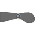 Fossil Grant Sport Automatic Skeleton Blue Dial Two Tone Steel Strap Watch for Men - ME3141