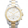 Michael Kors Bradshaw Silver Dial Two Tone Steel Strap Watch for Women - MK5627