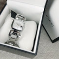 Gucci G-Class Mother of Pearl Dial Silver Steel Strap Watch For Women - YA125404