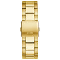 Guess Trophy Diamonds Black Dial Gold Steel Strap Watch for Men - GW0390G2