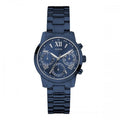 Guess F14 Chronograph Analog Blue Dial Blue Steel Strap Watch For Women - W0448L5