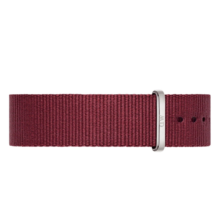 Daniel Wellington Classic Roselyn White Dial Red NATO Strap Watch For Women - DW00100268