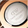 Daniel Wellington Classic Sheffield Black Dial Black Leather Strap Watch For Men - DW00100127