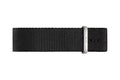 Daniel Wellington Classic Petite Cornwall White Dial Black Nylon Strap Watch For Women - DW00100252