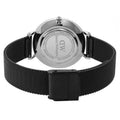 Daniel Wellington Petite Ashfield Black Dial Black Mesh Strap Watch For Women - DW00100202