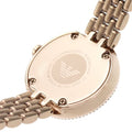 Emporio Armani Rosa Quartz Mother of Pearl White Dial Rose Gold Steel Strap Watch For Women - AR11355