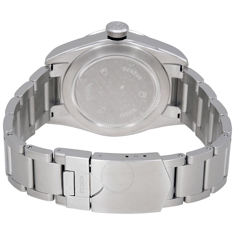Tudor Black Bay Automatic Black Dial Silver Steel Strap Watch for Men - M79540-0001