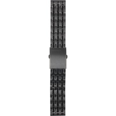 Diesel Mini Daddy Dual Time Black Dial Black Stainless Steel Strap Watch For Men - DZ7316