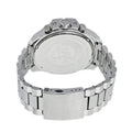 Diesel Mega Chief Chronograph White Dial Silver Steel Strap Watch For Men - DZ4328