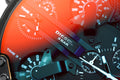 Diesel Mr Daddy 2.0 Chronograph Black Dial Black Steel Strap Watch For Men - DZ7395