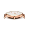 Daniel Wellington Classic Petite Dover White Dial White Nylon Strap Watch For Women - DW00100313