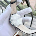 Maurice Lacroix Quartz Swiss Made Blue Dial Leather Strap 44mm Watch For Men - AI1018-SS001-432-4