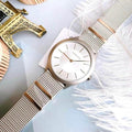 Calvin Klein Minimal Silver Dial Silver Mesh Strap Watch For Men - K3M521Y6