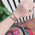Guess Mod Heavy Metal Rose Gold Dial Rose Gold Steel Strap Watch For Women - W1117L3