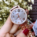 Coach Delancey White Dial Rose Gold Tone Stainless Steel Watch For Women - 14502811