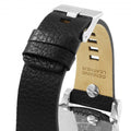 Diesel Mr Daddy Chronograph Black Dial Black Leather Strap Watch For Men - DZ7313
