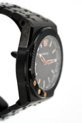 Versace Chain Reaction Quartz Black Dial Black Steel Strap Watch for Men - VEDY00719