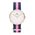 Daniel Wellington Classy Winchester White Dial Two Tone NATO Strap Watch For Women - DW00100065