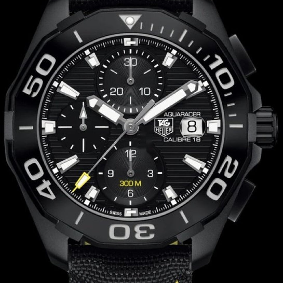 Tag Heuer Aquaracer PVD Black Dial Watch for Men - CAY218A.FC6361
