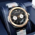 Maserati Circuito Chronograph Black Dial Two Tone Steel Strap Watch For Men - R8873627004