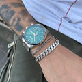 Hugo Boss Champion Chronograph Green Dial Two Tone Steel Strap Watch for Men - 1513878