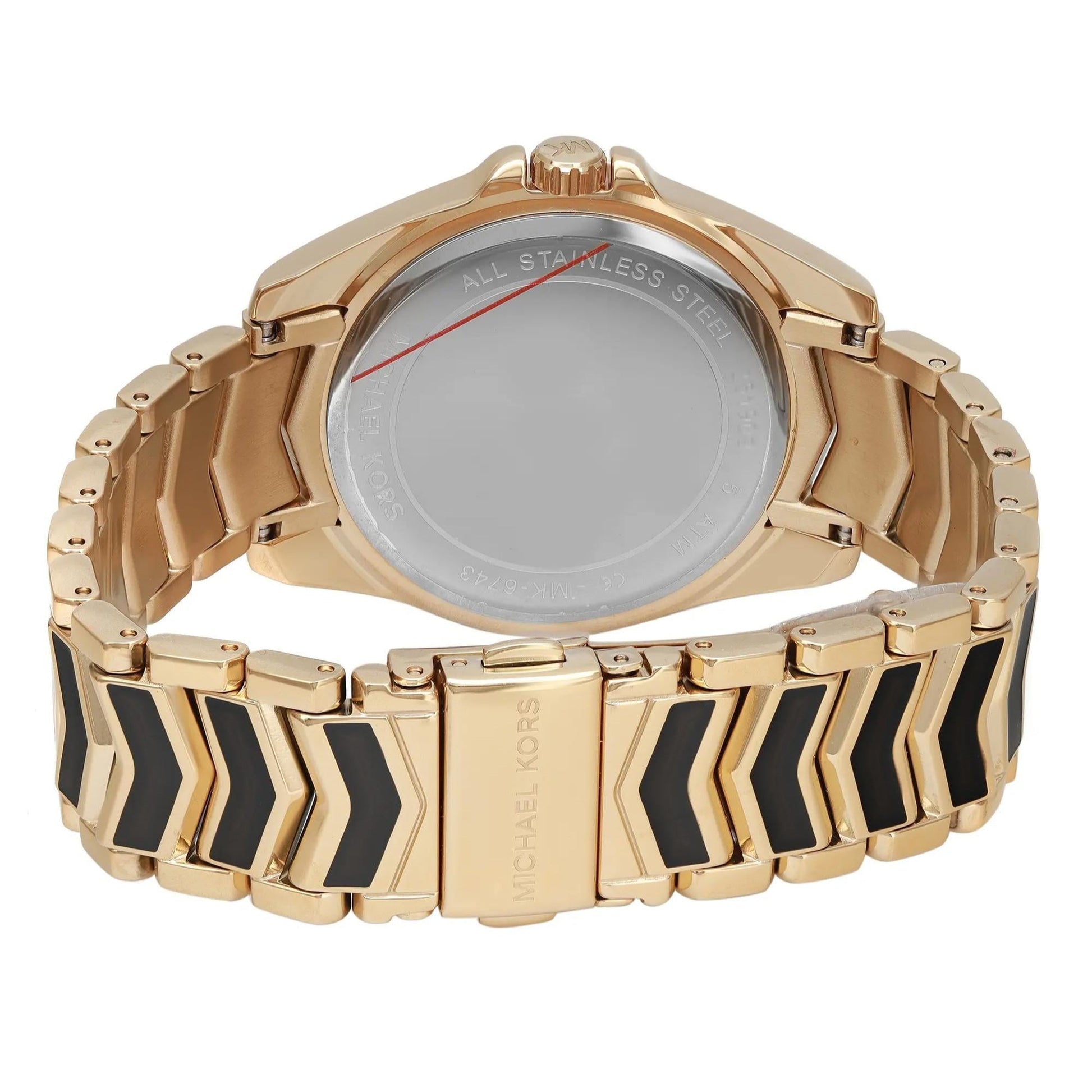 Michael Kors Whitney Quartz Black Dial Two Tone Steel Strap  Watch For Women - MK6743