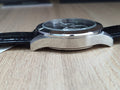 Hugo Boss Ikon Black Dial Black Leather Strap Watch for Men - 1513178