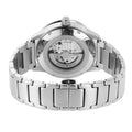 Emporio Armani Meccanico Chronograph Automatic Green Dial Silver Steel Strap Watch For Men - AR60053