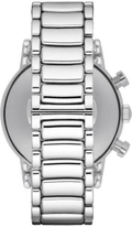 Emporio Armani Luigi Black Dial Silver Steel Strap Watch For Men - AR1894