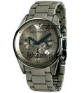 Emporio Armani Sportivo Chronograph Brown Dial Brown Steel Strap Watch For Men - AR5950