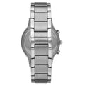 Emporio Armani Renato Chronograph Blue Dial Silver Steel Strap Watch For Men - AR11458