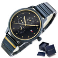 Tommy Hilfiger Blake Blue Dial Blue Steel Strap Watch for Women - 1781893