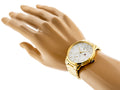 Tommy Hilfiger Hunter White Dial Gold Steel Strap Watch for Men - 1791609