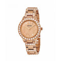 Fossil Jesse Crystal Rose Gold Dial Rose Gold Steel Strap Watch for Women - ES3020