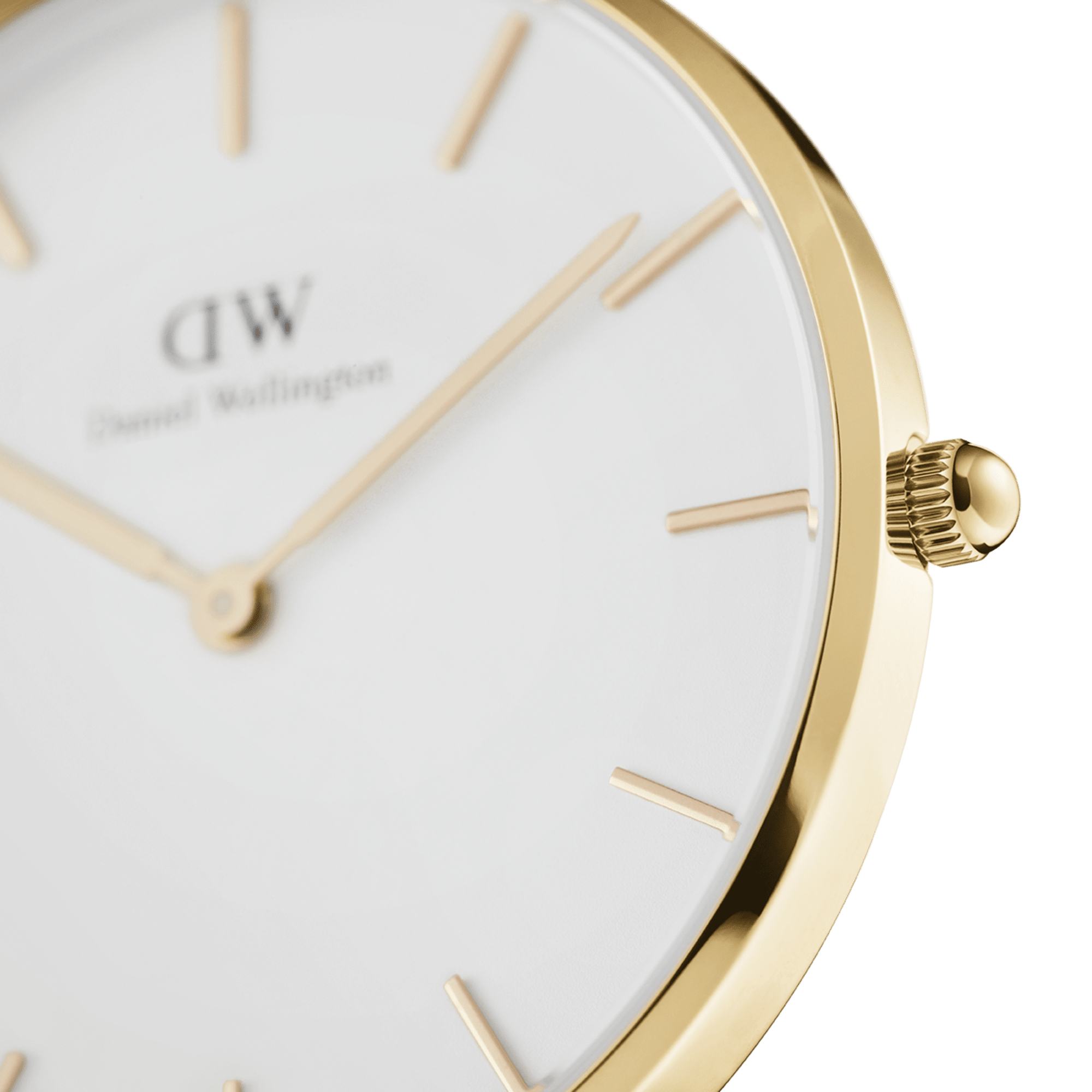 Daniel Wellington Classic Petite Evergold White Dial Gold Mesh Bracelet Watch For Women - DW00100350