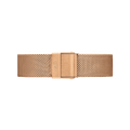 Daniel Wellington Petite Melrose White Dial Rose Gold Mesh Strap Watch For Women - DW00100305