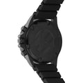 Emporio Armani Diver Chronograph Quartz Green Dial Black Silicon Strap Watch For Men - AR11463