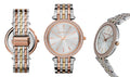 Michael Kors Darci Silver Dial Two Tone Stainless Steel Strap Watch for Women - MK3203