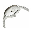 Calvin Klein Graphic White Dial Silver Steel Strap Watch for Women - K7E23146
