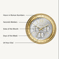 Fossil Stella Sport Multifunction Silver Dial Two Tone Steel Strap Watch for Women - ES5107