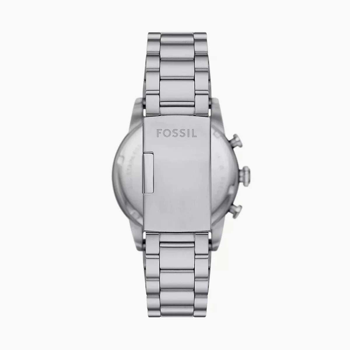 Fossil Sport Tourer Chronograph Green Dial Silver Steel Strap Watch for Men - FS6048