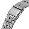 Fossil Jacqueline Multifunction Moonphase White Dial Silver Steel Strap Watch for Women - ES5164