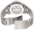 Fossil Grant Automatic Skeleton Black Dial Silver Steel Strap Watch for Men - ME3103