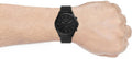 Fossil Forrester Chronograph Black Dial Black Steel Strap Watch for Men - FS5697