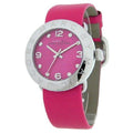 Marc Jacobs Amy Pop Pink Dial Pink Leather Strap Watch for Women - MBM1286