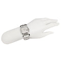 Gucci G-Class Mother of Pearl Dial Silver Steel Strap Watch For Women - YA125404