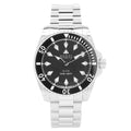 Gucci Dive Automatic Black Dial Silver Steel Strap Watch for Men - YA136353