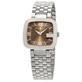 Gucci G-Gucci Brown Dial Silver Steel Strap Watch For Women - YA125413
